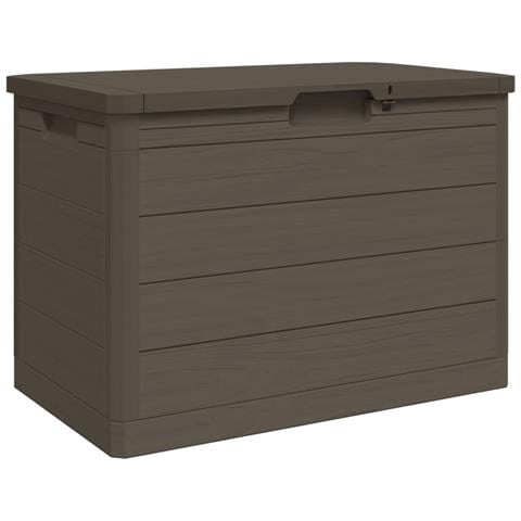 Contenitore Cuscini Marrone 77,5x44,5x53 Cm In Polipropilene - Foto 2