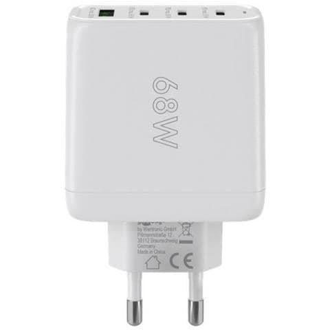 Goobay 64822 Caricabatterie Per Dispositivi Mobili Cuffie, Computer Portatile, Smartphone, Tablet Bianco Ac Ricarica Rapida Interno - Foto 2