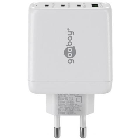 Goobay 64822 Caricabatterie Per Dispositivi Mobili Cuffie, Computer Portatile, Smartphone, Tablet Bianco Ac Ricarica Rapida Interno - Foto 3