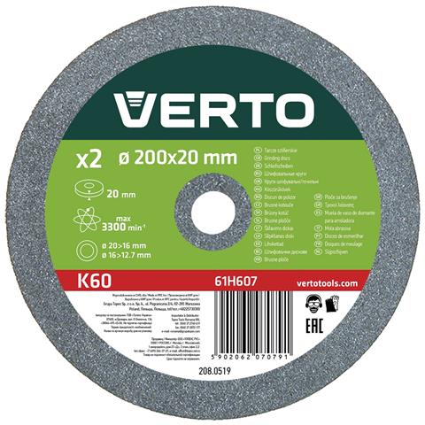 Dischi Abrasivi 200 X 20/16/12,7 X 20 Mm, 2 Pz. - Foto 1