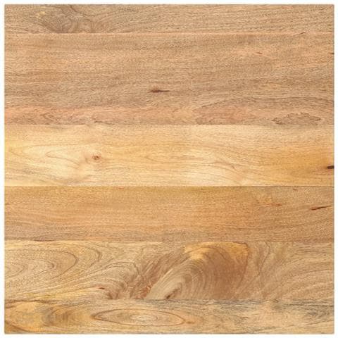 Piano Per Tavolo 90x90x3,8 Cm Quadrato Legno Massello Di Mango - Foto 1