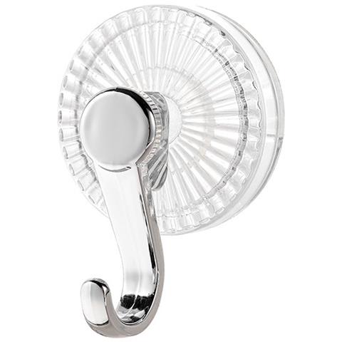 Confezione Da 2 Ganci A Ventosa Per Cucina E Bagno Transparent - Foto 1