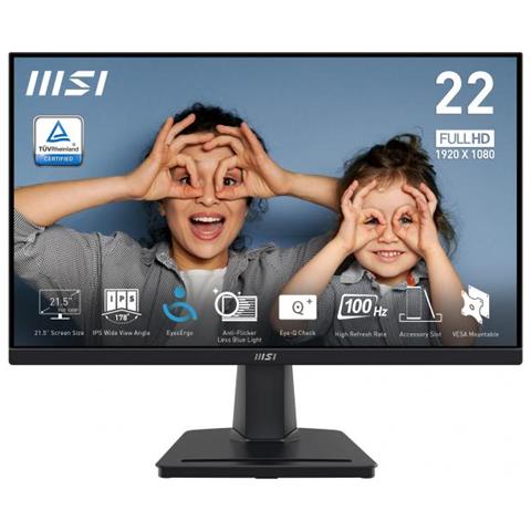 Monitor 21.5" LED IPS Flat PRO MP225 1920 x 1080 Full HD Tempo di Risposta 4 ms - Foto 1