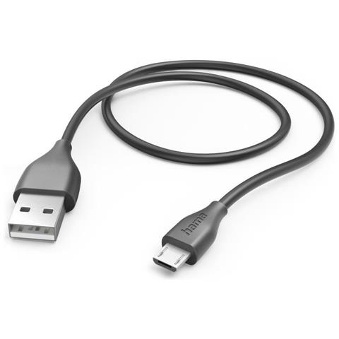 00201586 Cavo Usb Usb 2.0 1,5 M Micro-usb A Usb A Nero (Usb-a To Micro Usb Quick Charging Cable, Usb 2.0, 1.5 - Foto 1