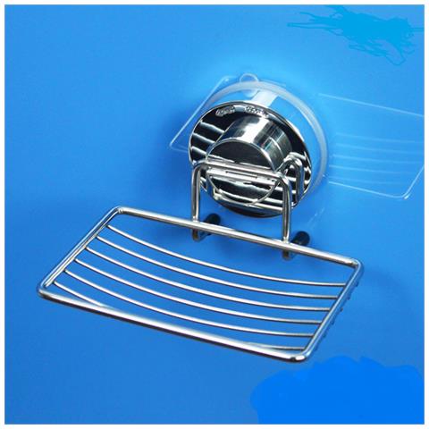 Porta Sapone Argento A Strato Singolo, Porta Sapone Adesivo Da Parete - Foto 3