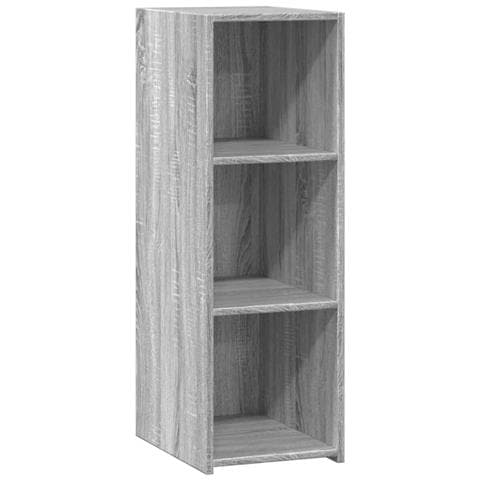 Credenza Grigio Sonoma 30x41x93 Cm In Legno Multistrato - Foto 2