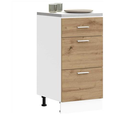 Armadio Inferiore “Lyon” Rovere Artigianale 40x46x81,5 cm - Foto 2