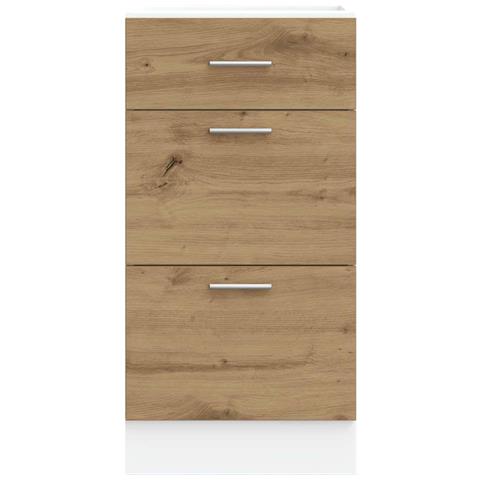 Armadio Inferiore “Lyon” Rovere Artigianale 40x46x81,5 cm - Foto 10