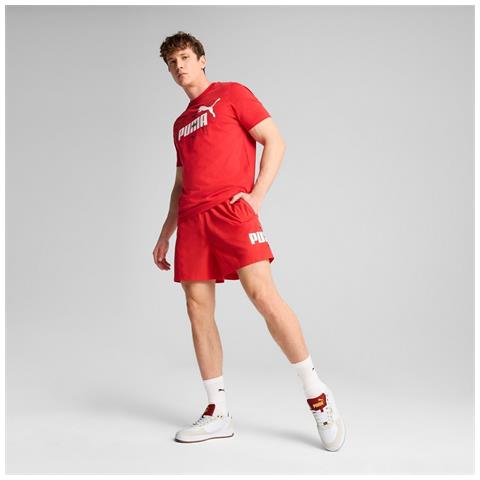 Ess Logo Lab Summer Tee 68467111, Uomini, Rosso, L - Foto 5