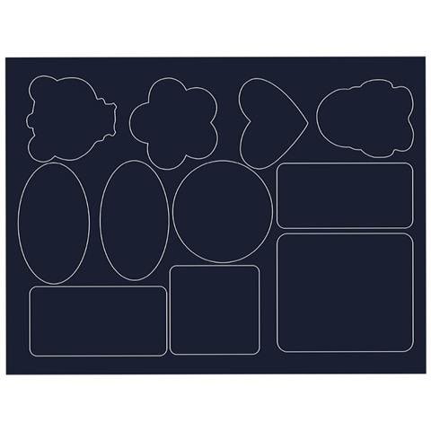 Toppe Per Riparazione Piumini, Toppe Termoadesive Per Abbigliamento, 10 Pezzi Navyblue  Modello 2 - Foto 3