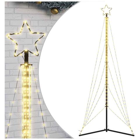 Albero di Natale a LED 525 LED Bianco Caldo 302 cm - Foto 1
