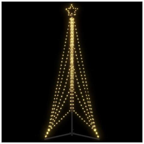Albero di Natale a LED 525 LED Bianco Caldo 302 cm - Foto 2