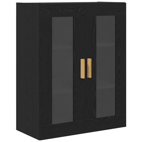 Armadio da Parete in Rovere Nero - 69.5x34x90 cm - Foto 1