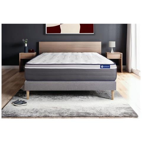 Kit Rete E Materasso Matrimoniale Actilatex Plus 140x200cm - Spessore : 26cm - Lattice E Memory Foam- Molto Rigido - Foto 1