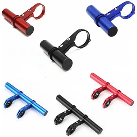 Estensione Manubrio Bici In Alluminio 10cm: Supporto Multifunzione Per Ciclocomputer E Luci Black - Foto 2