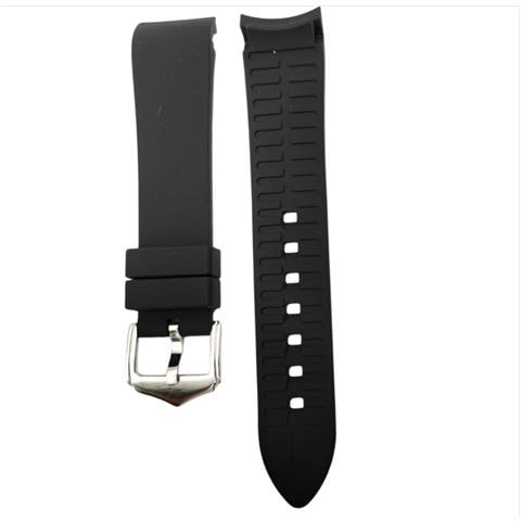 Cinturino Universale In Silicone Per Smartwatch Con Estremità Curva, Compatibile Con Samsung, Huawei, Xiaomi Black 22 Mm - Foto 4