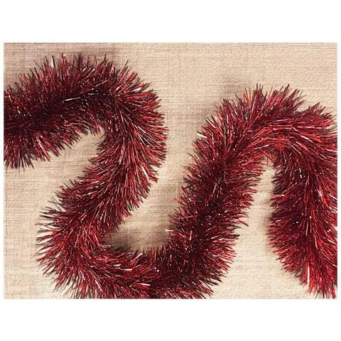 Decoración De Navidad Dconner, Adorno Navideño, Ornamento De Navidad, Decoración Festiva, Made In Italy, 500x15 H15 Cm, Rojo - Foto 1