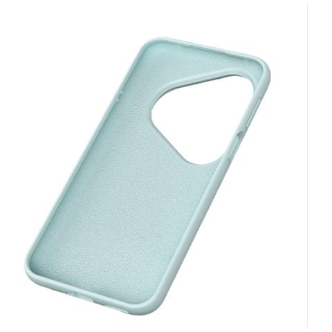 Custodia In Silicone Liquido Business Compatibile Con Huawei Pura 80 - Ciano Chiaro, Antiscivolo E Antigraffio - Foto 3