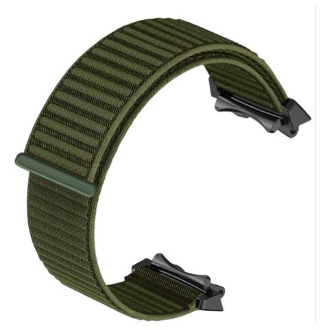 Cinturino In Nylon Intrecciato Compatibile Con Amazfit T-rex 3 - Cinturino Sportivo Traspirante Green - Foto 3