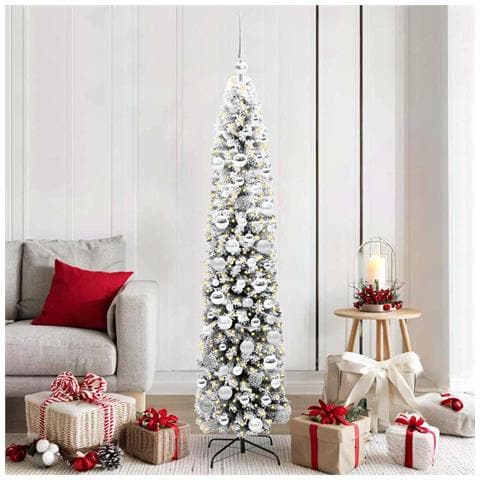 Albero di Natale artificiale con 300 LED Verde 180 cm - Foto 2
