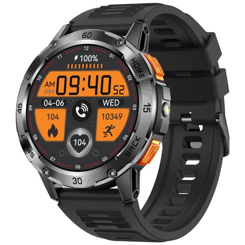 Smartwatch Multifunzionale Con Monitoraggio Della Salute E Chiamata Bluetooth, Compatibile Con Android E Ios Black - Foto 1