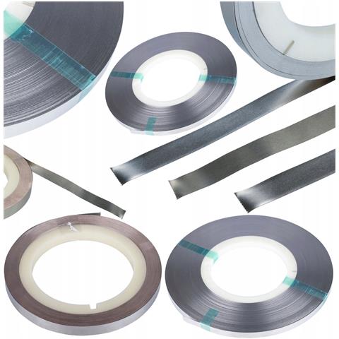 Set Di Nastri E Lamiere Per Saldatura Celle - Nichel Puro E Rame Nichelato | 0.15x8mm, 0.15x10mm, 1m | Alta Qualità E Versatilità - Foto 1