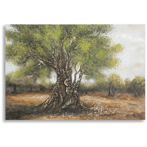 Dipinto Su Tela Olivo C Con Olivo Secolare, 120x80 Cm - Foto 1