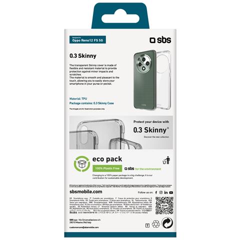 TESKINOPR12FS5GT custodia per cellulare 16,9 cm (6.67") Cover Trasparente - Foto 2