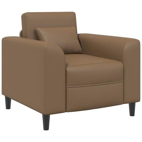 Poltrona Cappuccino Similpelle - Foto 1