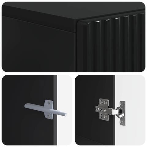 Mobile TV LED Nero Legno ingegnerizzato - Foto 9
