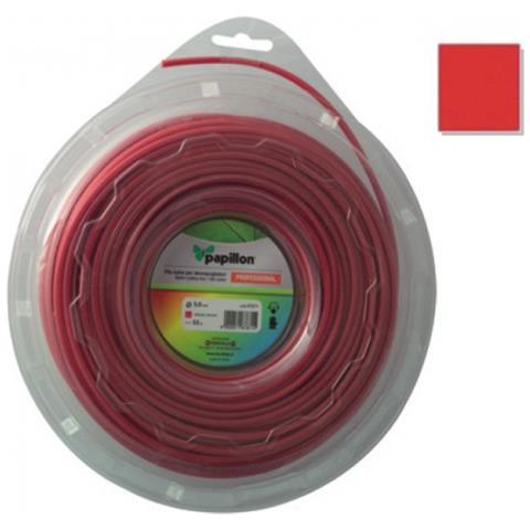 Filo nylon quadro 3 mm x 53 m per decespugliatori - Foto 3