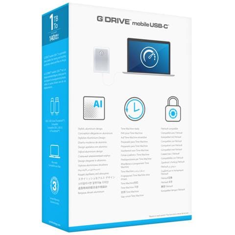Hard Disk Esterno G-Drive 1 TB 2.5" Interfaccia USB 3.1 7200 Rpm - Foto 9