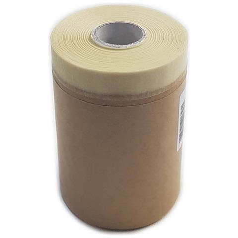 Telo cover tack 18cm x 20mt con nastro adesivo ideale per coprire battiscopa - Foto 1