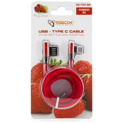 ver Cavo Usb Angolato 90? Usb A / usb-c 1.5m Rosso Rosso 1,5 Metri - Foto 2