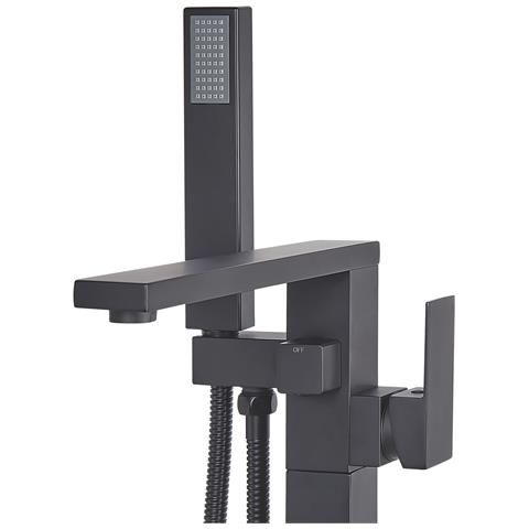 Miscelatore Monocomando Vasca Freestanding Nero Della - Foto 16