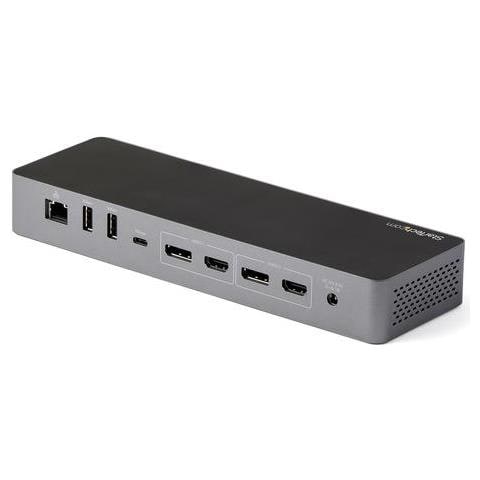 Docking Station Universale per Notebook Thunderbolt 3 / 5x USB 3.2 / 2x HDMI per Dual Display 4K Nero / Grigio - Foto 2
