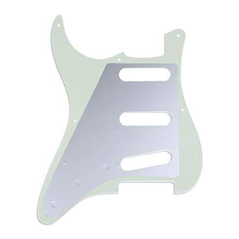 Pro 8-hole 50 57 Stile Vintage Strat Sss Pickguard Della Chitarra Per American Stratocaster 3ply Menta Verde - Foto 3