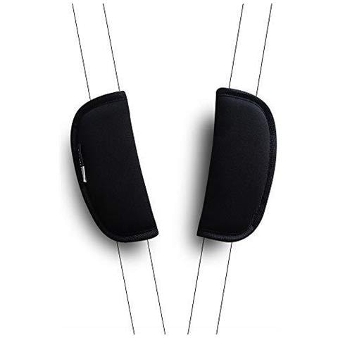 2 Pezzi Passeggino Car Seat Covers Cinghia Molle Universale Ammortizzatore Di Sede Di Cintura Per Neonati I Neonati E Bambini (nero)  - Foto 1