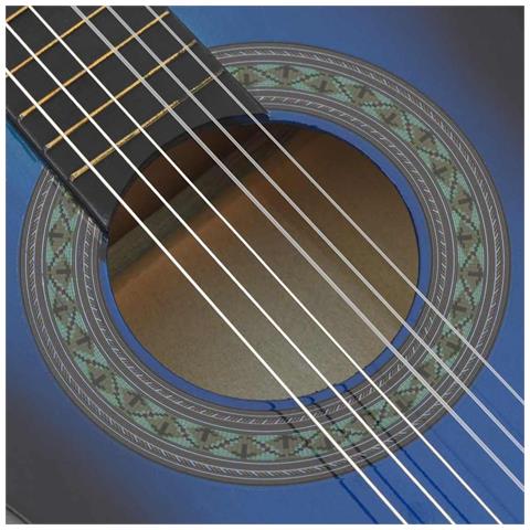 Set Chitarra Classica per Principianti Blu 8 pz 1/2 34"" - Foto 9