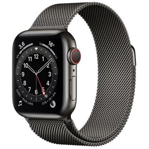 APPLE - Watch Series 6 Gps + Cellular, Cassa In Acciaio Inossidabile  Grafite Da 40 Mm Con Cinturino Milanese Grafite - ePRICE