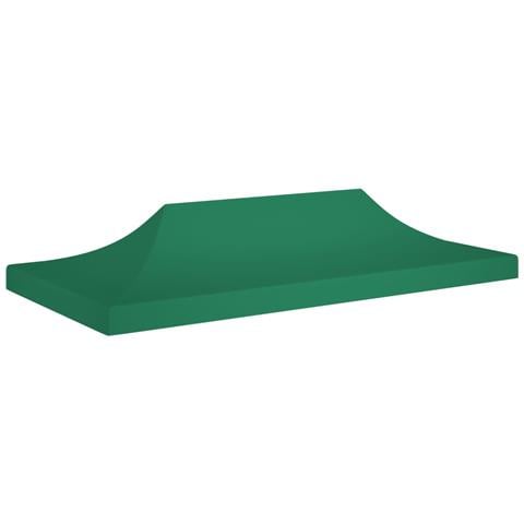 Tetto per Tendone per Feste 6x3 m Verde 270 g / m² - Foto 1