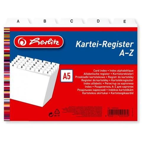 File Register A-z Pp A5 Attraverso Bianco 24 Parti (01500560-003) (1500560) - Foto 1