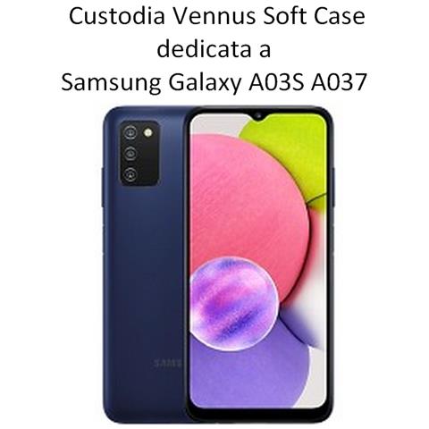 Custodia Tpu Silicone Lite Cover Soft-case Per Samsung Galaxy A03s A037 Light Pink - Foto 2