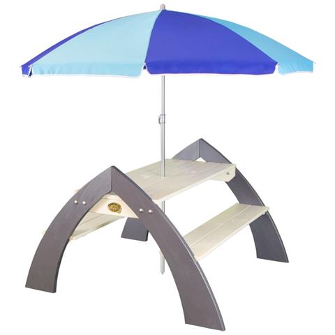 AXI Ombrellone Per Bambini Ø125 Cm – Colori Arcobaleno – Compatibile Con Tavoli Picnic, Acqua E Sabbiere - 4