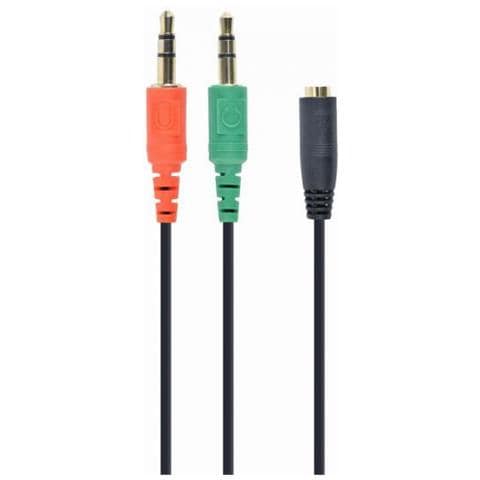 Cavo Cablexpert Da 3,5 Mm 4 Pin Maschio A Microfono Femmina Da 3,5 Mm Cca-418 - Foto 7