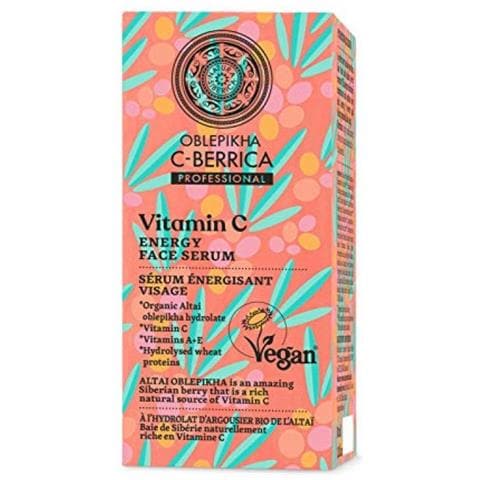 Siero Viso Energizzante Oblepikha C-berrica 30ml. Con Vitamina A, C, E - Foto 1