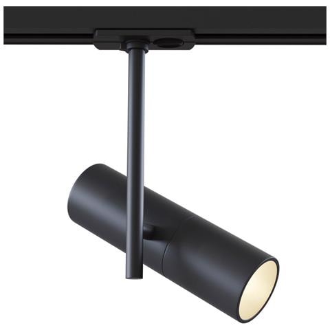 Faretto Per Binario Elti Moderno Alluminio Nero 1 Luce - Foto 1