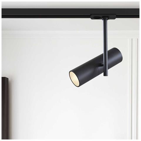 Faretto Per Binario Elti Moderno Alluminio Nero 1 Luce - Foto 4
