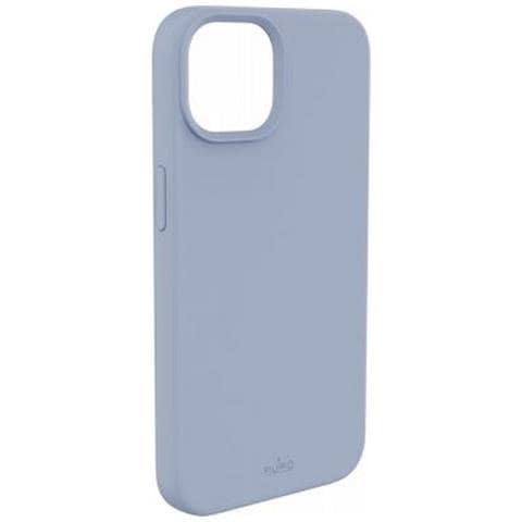 Cover Icon In Silicone Per Iphone 14 Plus Compatibile Con Magsafe, Blu - Foto 3
