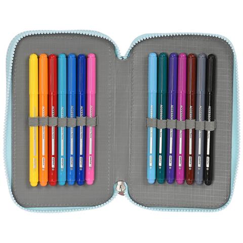 Astuccio Doppio Moos Garden 12.5 X 19.5 X 4 Cm Turchese (28 Pcs) - Foto 5